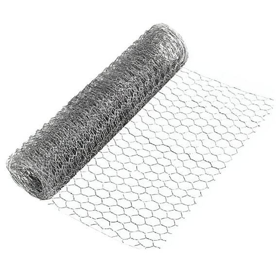 TALENO Chicken Wire Fencing Mesh,Galvanized Hexagonal Metal Chicken Wire Mesh,Floral Arrangement Fence Wire Netting,Poultry