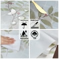 thumbnail image 3 of STATINT 55 in. W x 78 in. L Vinyl Tablecloth Cottage Style Light Green Leaf Branch Waterproof Tablecloth, 3 of 5