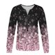 thumbnail image 5 of ICHUANYI Clearance Womens Long Sleeve Tops Zipper V Neck Floral Printed Pullover Oversized Sweatshirt Loose Fit Women Tunic Blouses(Pink, XXL) ICHUANYI WER2023081207013, 5 of 5