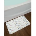 thumbnail image 2 of Polka Dots Bath Mat, Birds on Classic Little Circles Motif Spring Season Wings Flying, Plush Bathroom Decor Mat with Non Slip Backing, 29.5" X 17.5", Pale Blue Multicolor, by Ambesonne, 2 of 2
