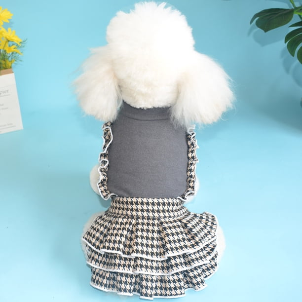 Falda para mascotas de primavera y verano, ropa para parejas, Teddy Chenari, perro pequeño, falda de princesa con tirantes, ropa para mascotas