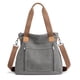 thumbnail image 1 of Bolso Hobo para Mujer Lona Gran Capacidad Con Múltiples Bolsillos Exteriores, 1 of 9