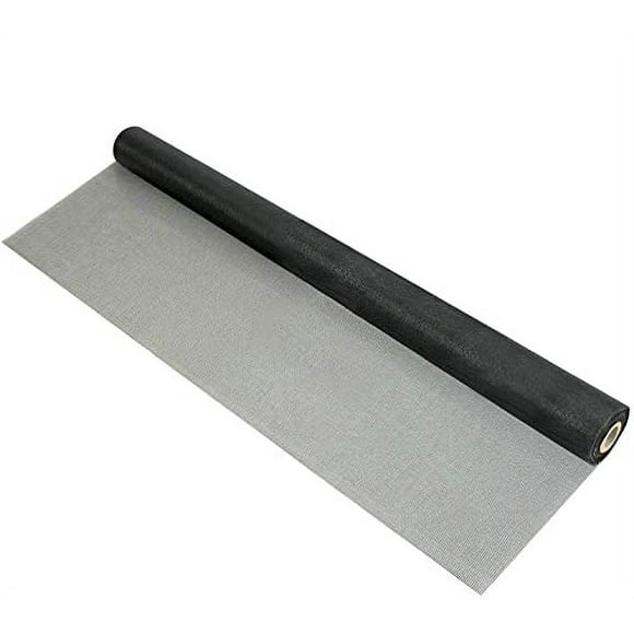 DocaScreen Fiberglass Screen Roll - 60 inch x 50 feet - for Window, Door or Patio Screening and Replacement, Charcoal