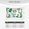 thumbnail image 6 of Fotbe Cactus Plants1 Pillow Cases - Envelope Closure - Luxury, Extra Soft, Cooling Pillow Covers - Wrinkle, Fade, Stain Resistant-16"x24", 6 of 9