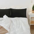 thumbnail image 2 of PiccoCasa 300 Thread Count Egyptian Cotton Pillowcases Pack of 2, Black, 2 of 7