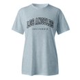 thumbnail image 3 of Womens Graphic Tees Los Angeles Print Short-Sleeve Round Neck Tshirts Fashion Tee Shirts, 3 of 4
