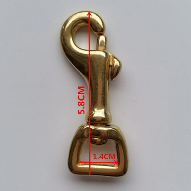 Runquan 2 Pieces Solid Brass Square Swivel Clip - , 25x60mm Other 25x60mm