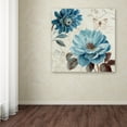 thumbnail image 3 of Trademark Fine Art 14x14 Floral Canvas Wall Art 'A Blue Note III' by Lisa Audit, 3 of 3