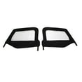 thumbnail image 3 of Sierra Offroad Replacement Upper Door Skins for Jeep Wrangler TJ 1997-2006, Twill Vinyl, Black, 3 of 5