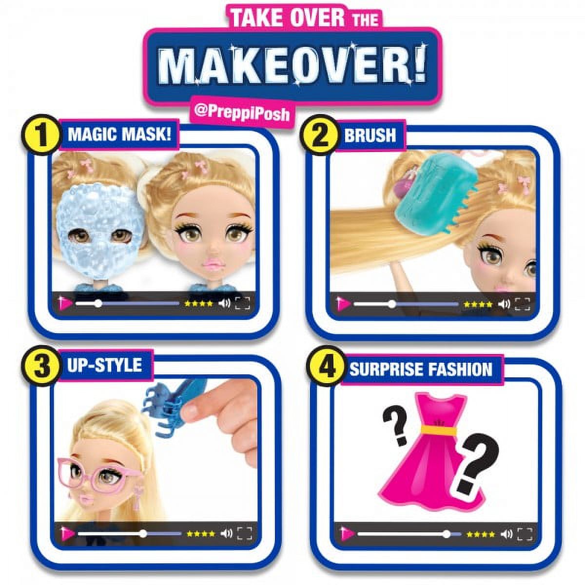 FailFix - Preppi.Posh Total Makeover Doll Pack - 8.5" inch Fashion Doll, Girls 6+ - image 5 of 11