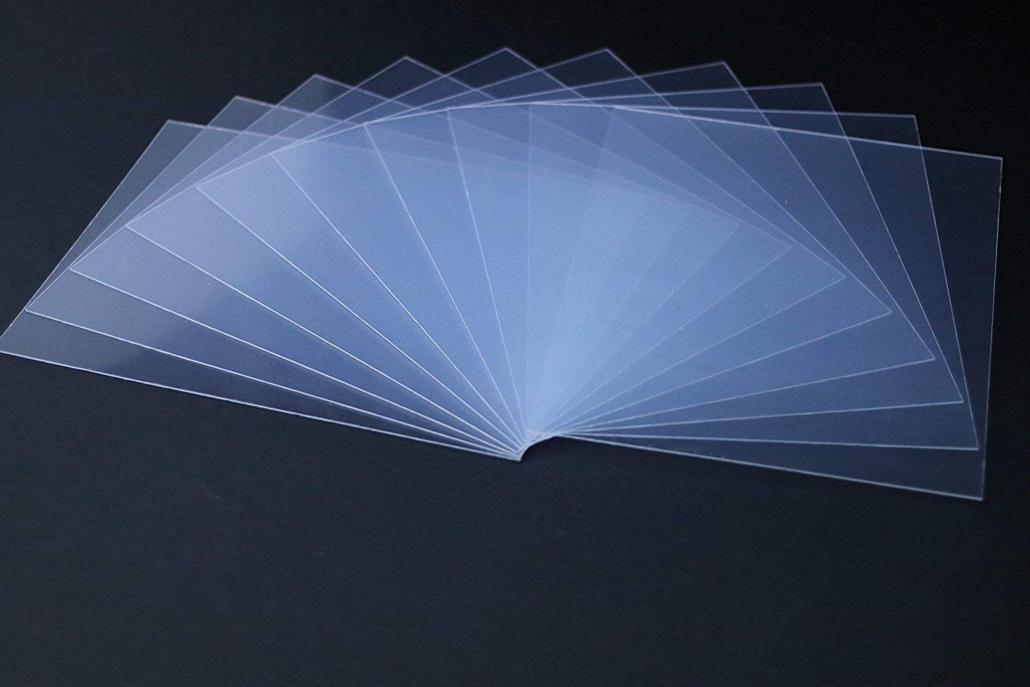 Superior Graphic Supplies PETG Clear Plexiglass Plastic Sheets 48 x 48 inches - 30mil (.030"/0.76MM) Thickness for DIY, Display Projects and Crafts
