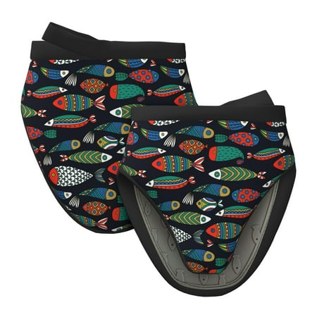 

Matuu Hand Drawn Colorful Fishes for Non-Slip Mini Oven Soft Silicone Mitt 5.9 x5.9
