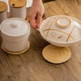 thumbnail image 1 of Loofah Tea Table Accessories Insulating Gongfu Mat For Japanese Sets And Purple Clay Pot Base, 1 of 3