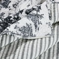 thumbnail image 4 of Classic ToileBlackQuilt Set, 2-PieceTwin, Black, 4 of 4