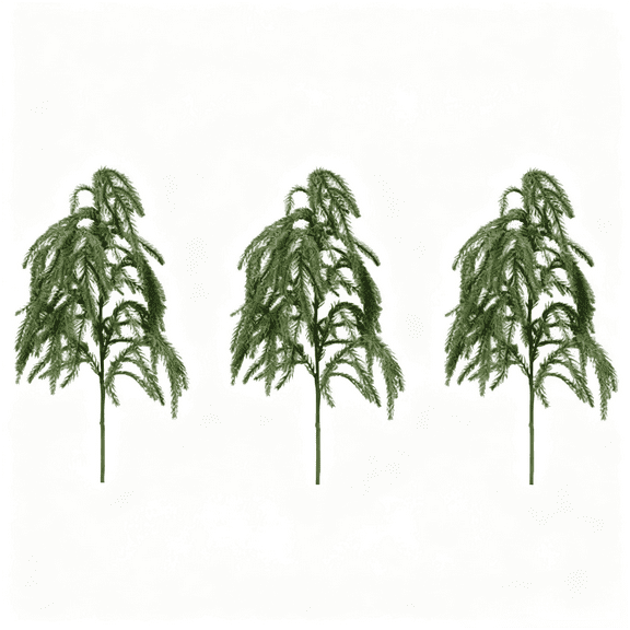 3 Pieces 24 inches Greenry Norfolk Christmas Decoration Pick, by FlareFable
