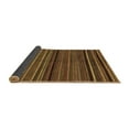 thumbnail image 2 of Ahgly Company Indoor Square Abstract Brown Modern Area Rugs, 4' Square, 2 of 4