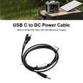thumbnail image 3 of Cable De Alimentación USB C A CC, Cable De Carga De CC, Procesamiento Fino De 1,25 M Y 4,1 Pies Para Placa PCBA De Tira LED, 3 of 7