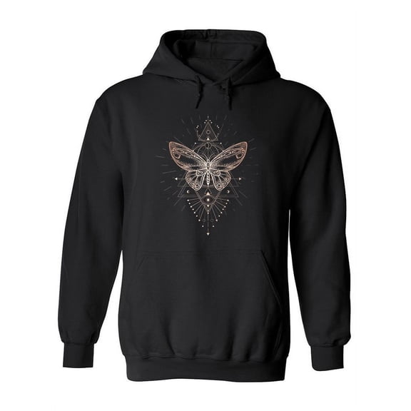 Monochromatic Butterfly Hoodie Women -Image by Shutterstock, Female Medium