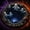Purple Pumpkin, variant on 3D Optical Illusion Round Halloween Rug, Non-Slip Velvet Floor Mat with Spooky Hole Design, Living Room Entryway Door Decor