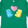 thumbnail image 4 of Inktastic Cute Gummy Bears and Heart Boys or Girls Long Sleeve Toddler T-Shirt, 4 of 5