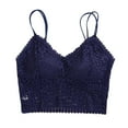 thumbnail image 3 of Sngxgn Women's Push up Bra Underwire Tshirt Padded Lace(Dark Blue,XL), 3 of 6