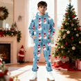 thumbnail image 2 of Mercatoo Boys Girls Christmas Pants Sets Sweatsuit 2 Piece Hoodie and Sweatpants Print Thicken Fall Winter 1racksuit Pants Sets, 2 of 8