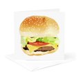 thumbnail image 1 of Tarjeta de felicitación 3dRose hamburguesa gigante 14 x 14 cm, 1 of 6