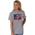 thumbnail image 3 of Betty Boop American Flag Patriotic Women's Graphic T Shirt Tees Brisco Brands S, 3 of 5