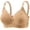Beige, variant on Seamless Jelly Bra Full Coverage Wireless Bras Plus Size Fashion Bras for Women Summer Clothes Bra