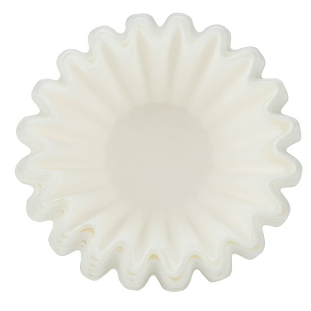 Filtro de Papel de Café Jadeshay 50 Piezas en Forma de Taza de Pastel Color Blanco