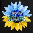 thumbnail image 3 of CafePress - Pray For Ukraine Blue And Yellow Sunflower Long Sl - Women's Long Sleeve Graphic Tee Casual Fit, 3 of 4