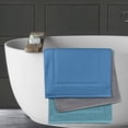 thumbnail image 6 of Cotton Bath Mats, Towels Cotton Banded Rug, 31.5 X 19.7 Inch Bath Mat Floor Towel Soft & Absorbent Hotel, Spa, Shower & Bathroom Tub Floor Mats Bathroom Shower Accessories, 6 of 6