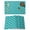 Bronze, variant on Teal Morocco Placemats Set of 8 Ethnic Boho Minimalist Abstract Geometric Place Mats Indoor Wipeable Table Mats Washable Cloth Dining Table Placemats for Kitchen Holiday Party Home Decor 13x19 Inch