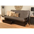 thumbnail image 2 of Kodiak Furniture Monterey Full Frame with Suede Fabric Mattress in Espresso/Gray, 2 of 3