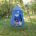 HearthSong Family HugglePod HangOut Stand for Hanging Chairs and Play Tents, Includes Hanging