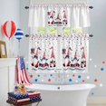thumbnail image 4 of Independence Day Kitchen Curtains Valances 3 Piece Set, Gonome Rod Pocket Tier Curtain and Valance Drapes for Small Window 36 Inch Length for Bedroom Cafe, 4 of 9