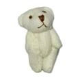 thumbnail image 4 of Mini oso de peluche Hugo articulado accesorio artesanal regalo de boda, 4 of 10