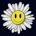 thumbnail image 2 of Women's Lost Gods Smiley Daisy  Graphic T-Shirt, 2 of 4