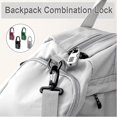 thumbnail image 4 of 6 Pieces Code Padlock Mini 3 Digit Code Padlock Luggage Combination Lock Code Lock Locker Mini Combination Lock For Luggage, Backpack, Lockers Black G, 4 of 5