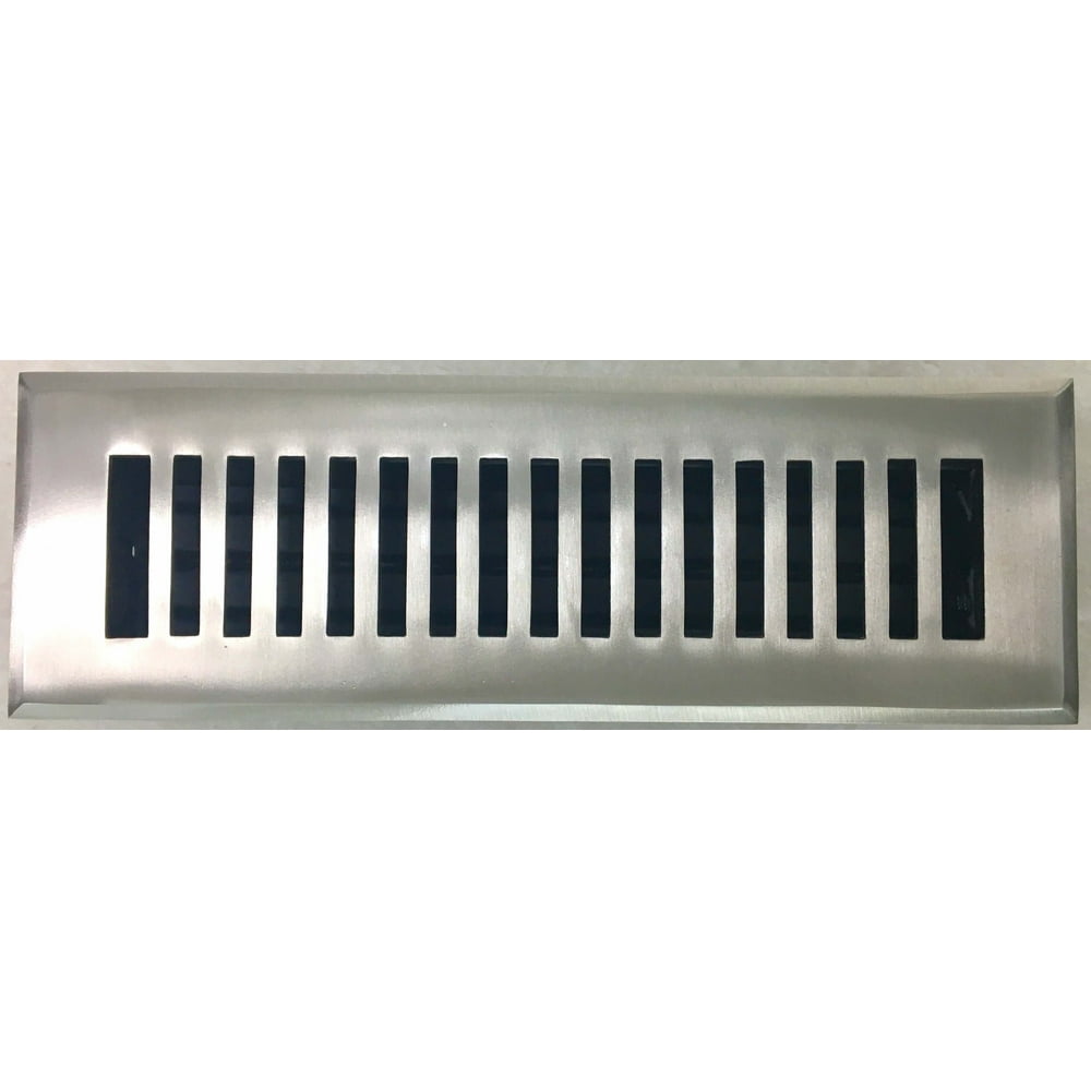 Madelyn Carter Contemporary Floor and Wall Registers (Cast Brass) 2" x