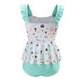 thumbnail image 7 of Littleforbig Modest Kawaii One Piece Swimwear Bathing Suit Swimsuit - Vintage Sweets L, 7 of 7