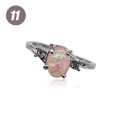 thumbnail image 4 of Anillo de plata para mujer, anillos de moda portátiles, regalos para novia, joyería decorativa, propuesta de boda, compromiso informal Ropa, zapatos y accesorios Miscelánea Rosado Tamaño 11 Minnieouse AP011197-30, 4 of 6