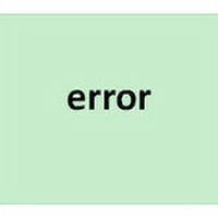 

Error