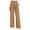 Light Brown, variant on REDESS Women Wide Leg High Waisted Pleated Dress Pants with Pockets
