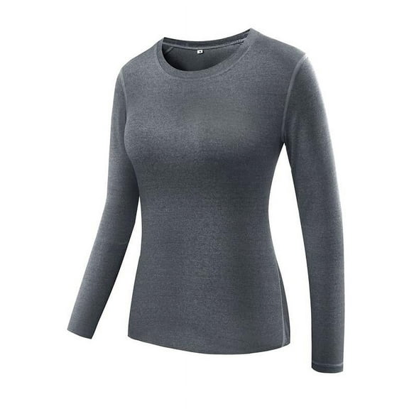 Uccdo Women's Compression Shirt Dry Fit Long Sleeve Workout Tops