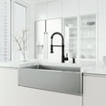 thumbnail image 3 of VIGO  Edison Pull-Down Spray Kitchen Faucet Matte Black Faucet with Braddock Soap Dispenser Matte, 3 of 9