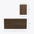 thumbnail image 4 of Nexera James 6 Drawer Dresser, 4 of 8