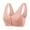 Bean Paste, variant on Spdoo Women's Plus Size Front Closure Cotton Bra Easy On Front Close Wirefree Bra Everyday Wear Gray