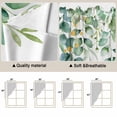 thumbnail image 5 of Sage Green Eucalyptus Leaves Swag Valances for Windows, Kitchen Curtains 36 Inch Length 2 Panels Set, Spring Summer Botanical Short Curtains for Small Windows Rod Pocket Cafe Curtains Drapes 28"x36", 5 of 8