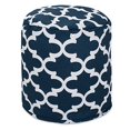 thumbnail image 1 of Petit Pouf en Treillis Bleu Marine, 1 of 5